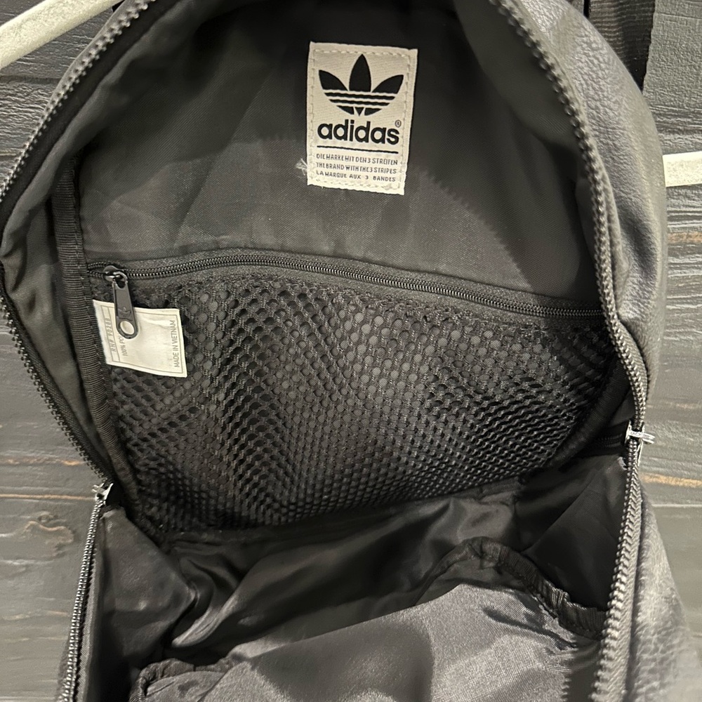 Adidas Black Leather Backpack (Mini) - Picture 2 of 4